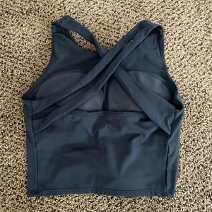 Cross back workout tank